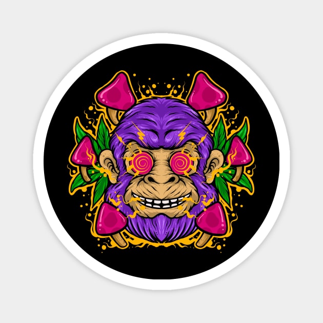 Ape trippy Magnet by Blunts